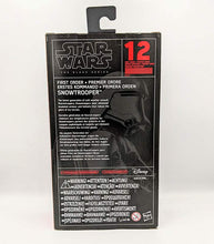 Load image into Gallery viewer, Wars The Black Series - First Order Snowtrooper back of pack
