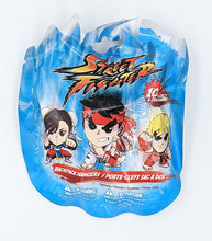 Load image into Gallery viewer, Street Fighter Mystery Hangers collectible packaging with character illustrations.