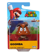 Load image into Gallery viewer, Super Mario Goomba 2.5 inch figure toy packaging.