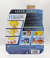 Load image into Gallery viewer, Super Sonic 4 Inch Figure back of pack