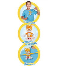 Load image into Gallery viewer, Stretch Armstrong Tails toy demonstrating its stretchiness and resilience.