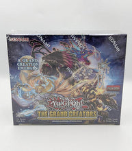 Load image into Gallery viewer, Yu-Gi-Oh! The Grand Creators Booster Box with 24 packs featuring new Spell Card for Inzektors.