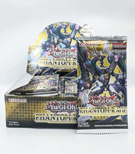 Load image into Gallery viewer, Yu-Gi-Oh! Phantom Rage booster pack, featuring colorful artwork and packaging, contains 9 trading cards.