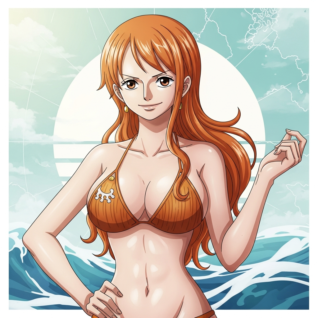 Does Nami wear a bra?