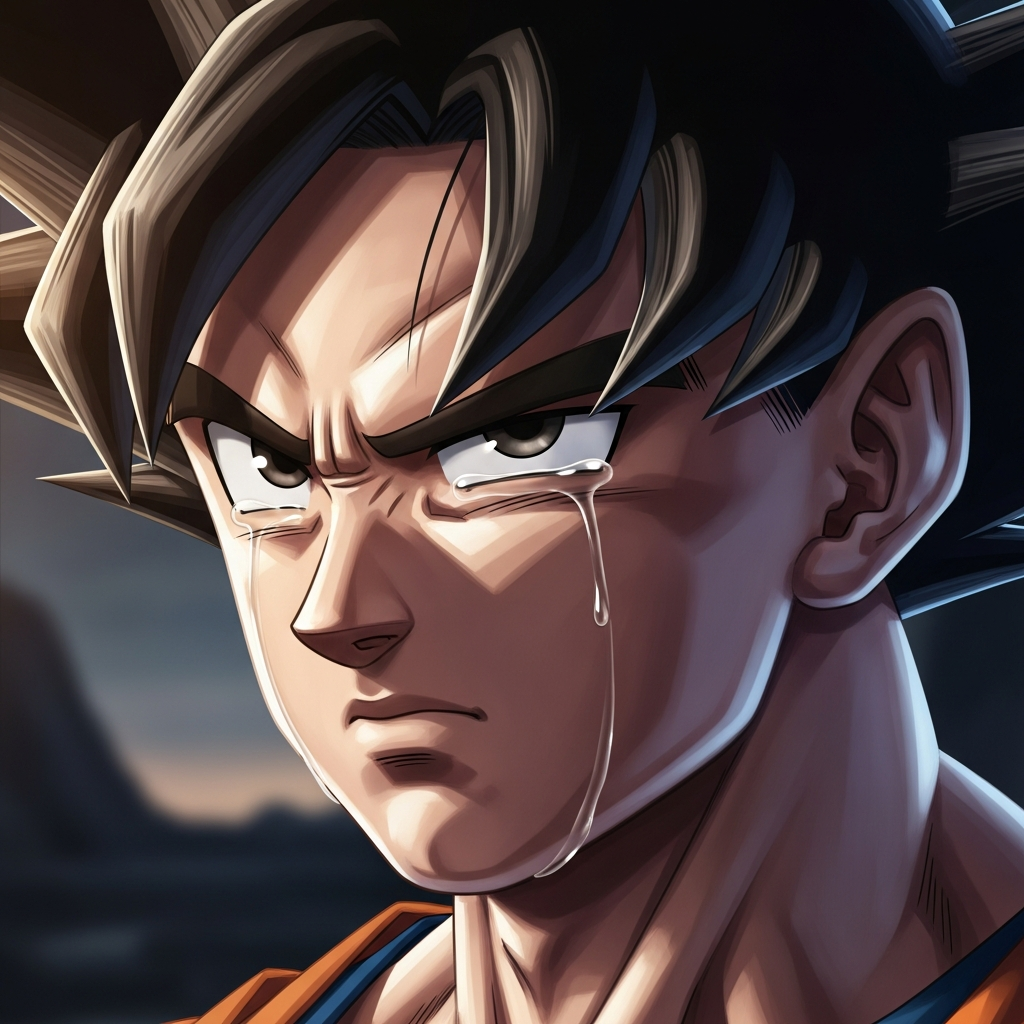 Has Goku ever cried?