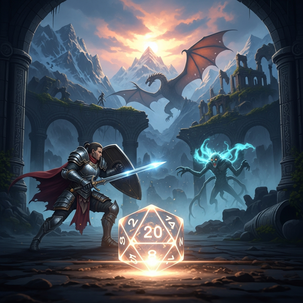 What is the concept of Dungeons and Dragons?
