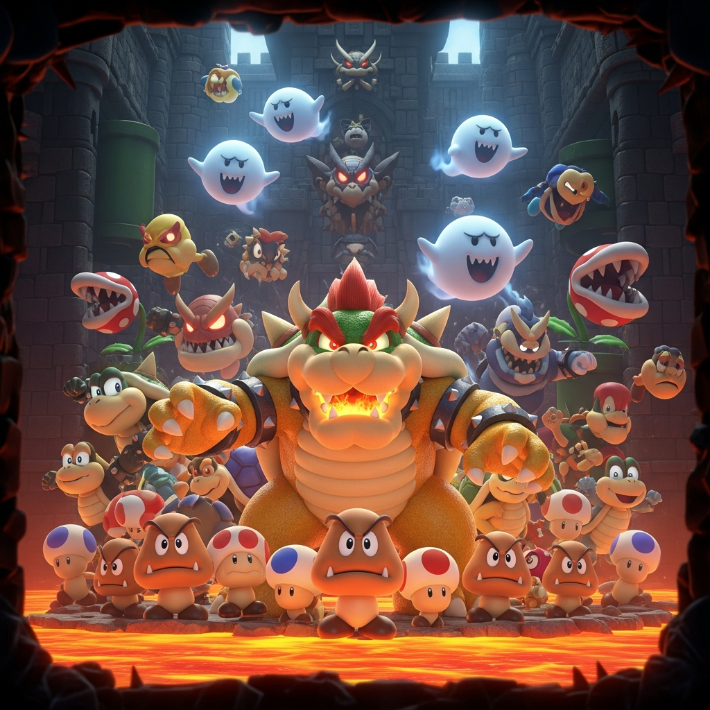 Who are Mario's main enemies?