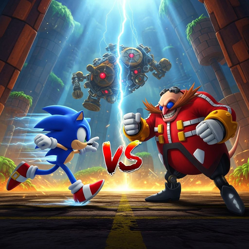 Who is Sonic's main enemy?