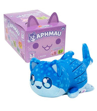 Load image into Gallery viewer, Aphmau MeeMeows Mystery Plush Under The Sea Litter 5, blue whale cat plush.
