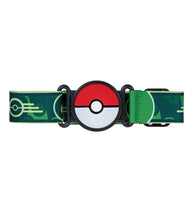 Load image into Gallery viewer, Pokemon Clip 'N' Go Bulbasaur Belt Set with green adjustable strap and Pokeball clip.

