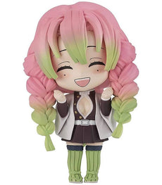 Chibi Masters Demon Slayer Mitsuri Kanroji figure with pink and green hair and detailed Hashira uniform.