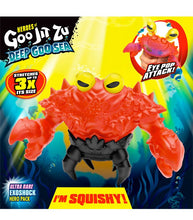 Load image into Gallery viewer, Heroes of Goo Jit Zu Deep Goo Sea Ultra Rare Exoshock toy with eye pop attack.
