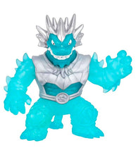 Load image into Gallery viewer, Heroes of Goo Jit Zu Deep Goo Sea action figure Ice Blast Blazagon with frosty translucent finish and blue highlights.
