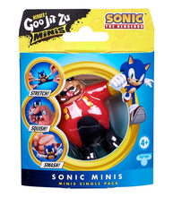 Load image into Gallery viewer, Goo Jit Zu Minis - Sonic the Hedgehog - Dr Eggman squishable figure in packaging.
