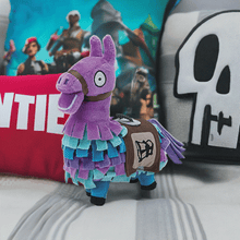 Load image into Gallery viewer, Fortnite Loot Llama 6 inch soft plush toy with vibrant colors and detailed stitching, perfect for cuddling and collecting.

