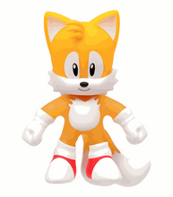 Load image into Gallery viewer, Goo Jit Zu Sonic Glow Surge - Tails figure, glow-in-the-dark, stretchable, durable toy.
