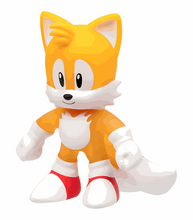 Load image into Gallery viewer, Goo Jit Zu Sonic Glow Surge - Tails figure, stretchy and glow-in-the-dark toy.

