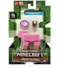 Load image into Gallery viewer, Minecraft 3.25-inch Dyed Sheep action figure in vibrant packaging with pixelated design.
