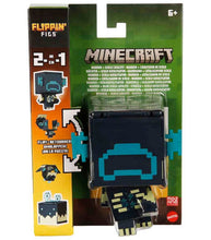 Load image into Gallery viewer, Minecraft Flippin' Figs 2-in-1 Warden and Sculk Catalyst in packaging with pixelated design.
