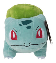 Load image into Gallery viewer, Bulbasaur Eyes Open 8" Plush Pokemon with green bulb and bright eyes.
