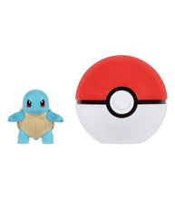 Load image into Gallery viewer, Pokemon Clip 'N' Go Squirtle with Poké Ball set for battle readiness.
