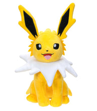 Load image into Gallery viewer, Pokemon 8" Plush - Jolteon with vibrant yellow color and soft spiky fur design.
