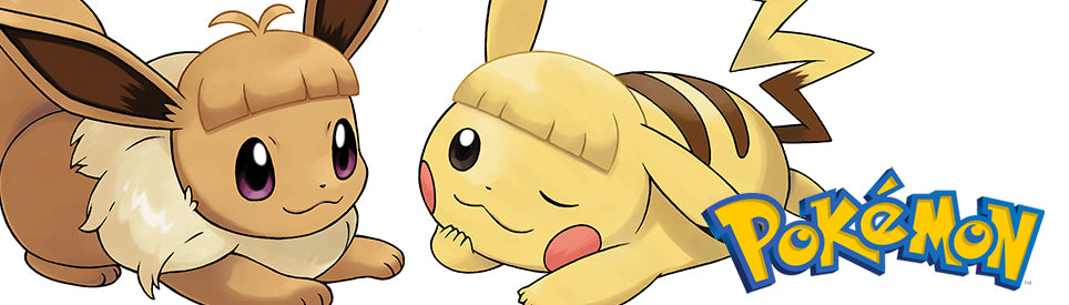 Pokémon Eevee and Pikachu