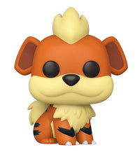 Load image into Gallery viewer, Growlithe Pokémon POP! Vinyl Figure with orange fur and black stripes, showcasing Funko's iconic style.
