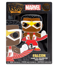 Load image into Gallery viewer, Funko POP! Pin - Marvel Falcon enamel pin, vibrant colors, collectible accessory.
