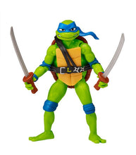 Load image into Gallery viewer, Teenage Mutant Ninja Turtles Movie Leonardo action figure, 4.5 inches tall, in Mutant Mayhem packaging.

