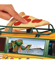 Load image into Gallery viewer, Teenage Mutant Ninja Turtles Movie Pizzafire Van with motorized pizza launcher and adjustable aim.
