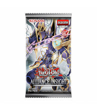 Load image into Gallery viewer, Yu-Gi-Oh Alliance Insight Booster Pack, final appearance of Quarter Century Secret Rare cards, collectible trading cards pack.
