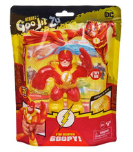 Load image into Gallery viewer, Heroes of Goo Jit Zu Speed Armor Flash toy in packaging, stretchy and gooey superhero figure.
