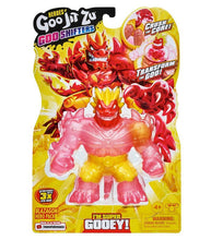 Load image into Gallery viewer, Heroes of Goo Jit Zu Goo Shifters Blazagon action figure with color-changing goo and stretchable body.
