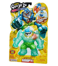 Load image into Gallery viewer, Heroes of Goo Jit Zu Goo Shifters Thrash toy in packaging, featuring vibrant super stretchy and squishy green design.
