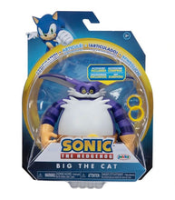 Load image into Gallery viewer, Sonic The Hedgehog Big Figure with rings featuring Big the Cat in packaging.
