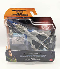 Load image into Gallery viewer, Lightyear Hyperspeed Series XL-01 with Buzz Lightyear figure in packaging.
