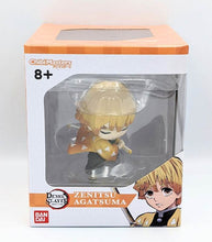 Load image into Gallery viewer, Chibi Masters Demon Slayer Zenitsu Agatsuma anime figure in display box.

