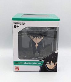Chibi Masters Jujutsu Kaisen Megumi Fushiguro anime figure in display box.