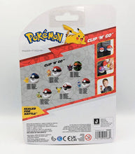 Load image into Gallery viewer, Pokemon Clip 'N' Go Turtwig, Poke Ball set packaging, back view.
