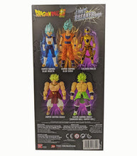 Load image into Gallery viewer, Dragon Ball Super Limit Breaker Series 12 Inch Super Saiyan Blue Goku action figure packaging with character images.
