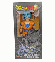 Load image into Gallery viewer, Dragon Ball Super Limit Breaker Series 12 Inch Super Saiyan Blue Goku action figure in display box.
