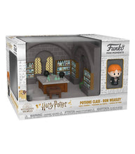 Load image into Gallery viewer, Funko POP! Mini Moments Potions Class Ron Weasley vinyl set in box, featuring Harry Potter-themed collectible.
