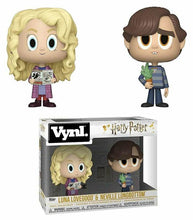 Load image into Gallery viewer, Harry Potter Luna Lovegood &amp; Neville Longbottom Funko Vinyl figures in display box.

