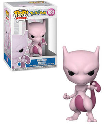 Mewtwo Pokemon POP! Vinyl Figure in display box.