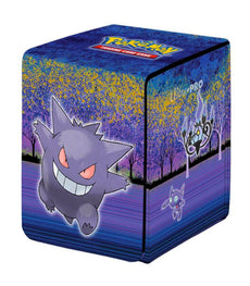 Ultra Pro Haunted Hollow Alcove Flip Deck Box with Gengar design.