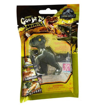 Load image into Gallery viewer, Goo Jit Zu Jurassic World Minis Giganotosaurus toy packaging showing stretchy dinosaur figure.
