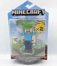 Load image into Gallery viewer, Minecraft Action Figure - Underwater Steve in packaging with accessories.
