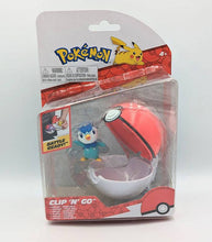 Load image into Gallery viewer, Pokemon Clip 'N' Go Piplup figure set with Poke Ball in packaging.
