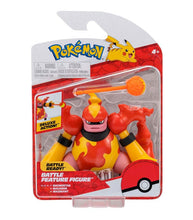 Load image into Gallery viewer, Pokemon Battle Figure - Magmortar with deluxe action fireball, collectible toy for ages 4+.
